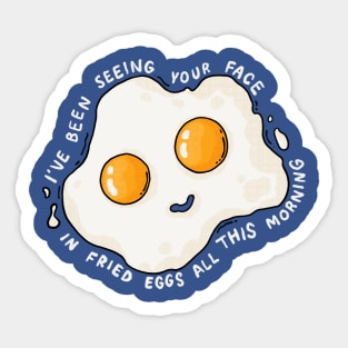 Egg Face Sticker